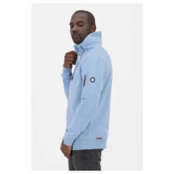 Alife And Kickin Herren Sweatjacke Elias A Fjord Melange -Modebekleidungs Geschäft alife and kickin elias sweat jacket sweatjacke fjord melange 5211 model detail seite