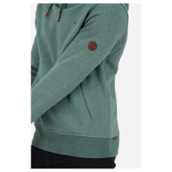 Alife And Kickin Herren Hoodie Sweatshirt Johnson A Sage Leaf Melange -Modebekleidungs Geschäft alife and kickin johnson herren pullover sage leaf melange 6851 model detail