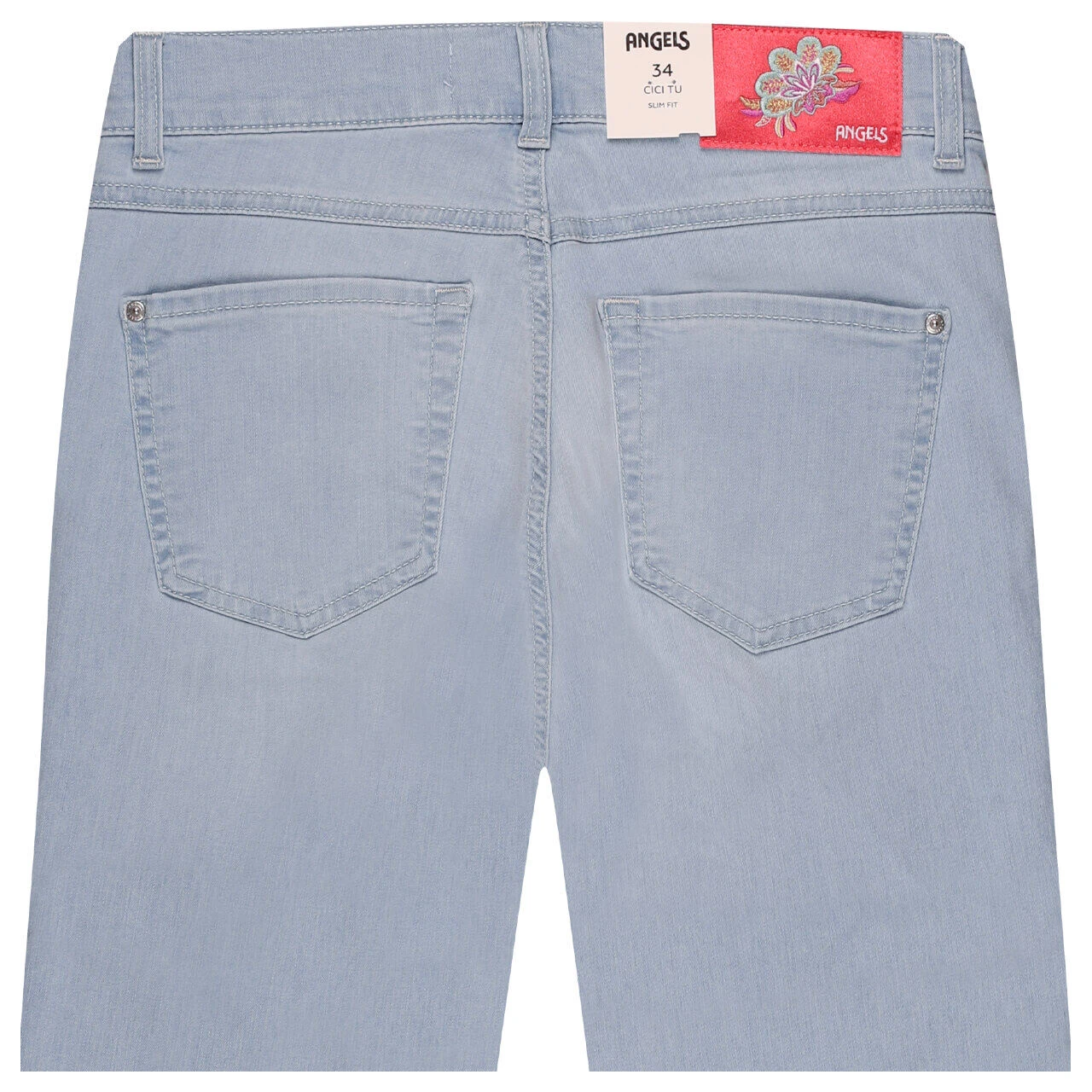 Angels Cici TU Tape 3/4 Jeans Bleached Used Buffi 2 Angels Cici TU Tape 3/4 Jeans Bleached Used Buffi – Bild 2