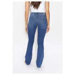 Angels Leni Jeans Old Washed Used -Modebekleidungs Geschäft angels jeans leni blau 335 ansicht detail rueckseite