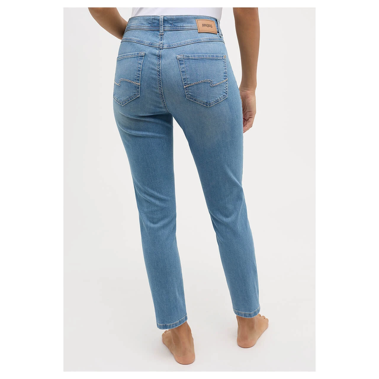Angels Ornella 7/8 Jeans Ferra Blue Used Buffi 6 Angels Ornella 7/8 Jeans Ferra Blue Used Buffi – Bild 6