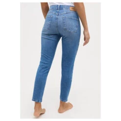 Angels Ornella Seam 7/8 Jeans Light Blue Random Used -Modebekleidungs Geschäft angels jeans ornella seam blau 34758 model hinten