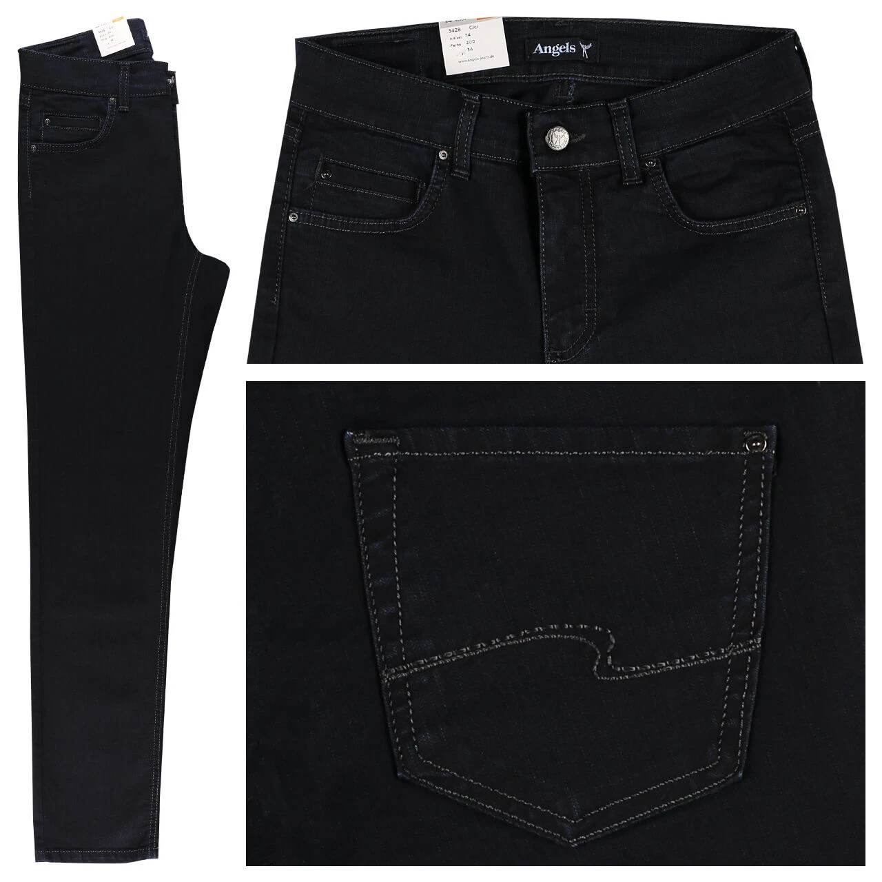 Angels Cici Jeans Blue Black 1 Angels Cici Jeans Blue Black