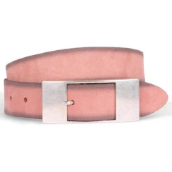 Bernd Götz Damen Velours Ledergürtel Dusty Rose