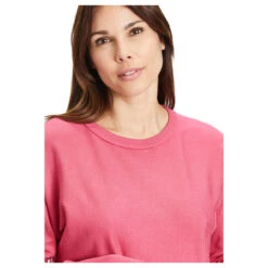 Betty Barclay Damen Pullover Sweet Raspberry -Modebekleidungs Geschäft betty barclay 1 1 arm strickpullover rosa 4216 model detail vorne