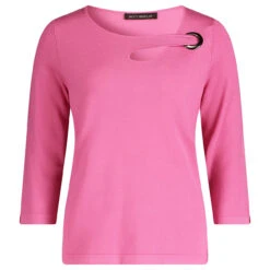 Betty Barclay Damen 3/4 Arm Pullover Ibis Rose