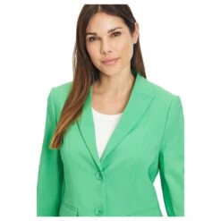 Betty Barclay Damen Blazer Kelly Green -Modebekleidungs Geschäft betty barclay blazer gruen 5270 detail vorne