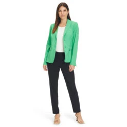 Betty Barclay Damen Blazer Kelly Green -Modebekleidungs Geschäft betty barclay blazer gruen 5270 front