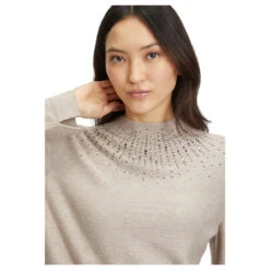 Betty Barclay Damen Pullover Funghi Melange -Modebekleidungs Geschäft betty barclay strickpullover funghi melange 7718 detail vorne