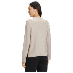 Betty Barclay Damen Pullover Funghi Melange -Modebekleidungs Geschäft betty barclay strickpullover funghi melange 7718 rueckseite