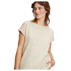 Betty Barclay Damen T-Shirt Pastel Gold Sand -Modebekleidungs Geschäft betty barclay t shirt weiss 9104 ansicht oberkoerper