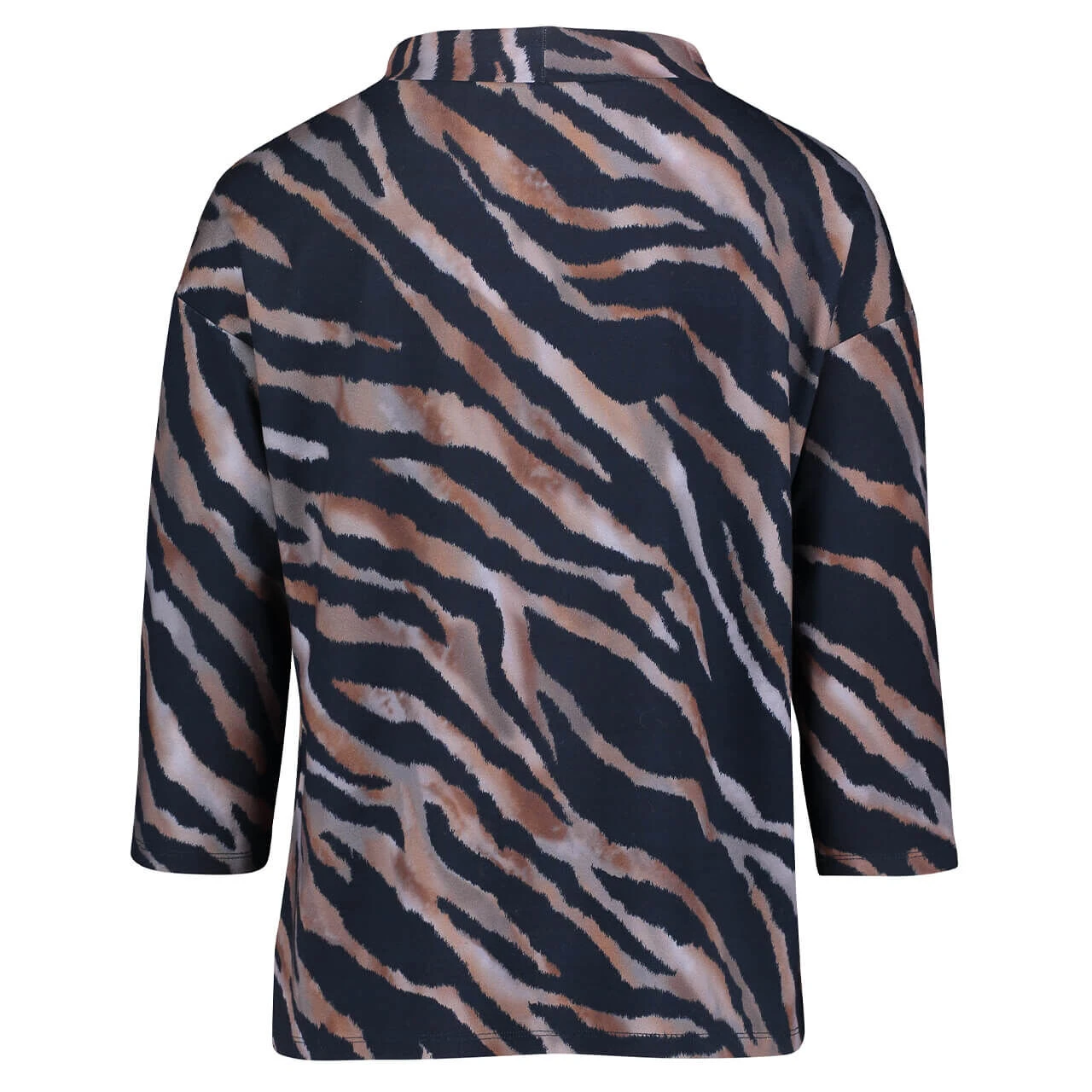 Betty Barclay Damen 3/4 Arm Shirt Dark Blue Grey 2 Betty Barclay Damen 3/4 Arm Shirt Dark Blue Grey – Bild 2