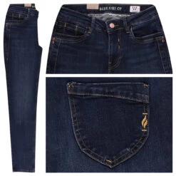 Blue Fire Nancy Jeans Midnight