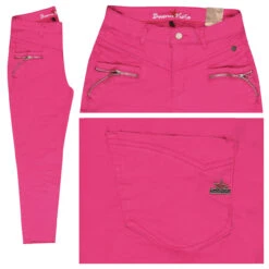 Buena Vista Florida-Z 7/8 Stretch Twill Baumwollhose Intense Pink Fringe