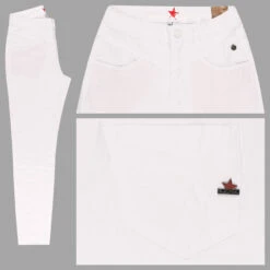 Buena Vista Florida-B 7/8 Stretch Twill Baumwollhose White Fringe