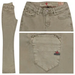 Buena Vista Italy K Bootcut Stretch Twill Baumwollhose Aloe