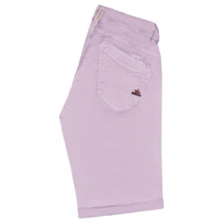 Buena Vista Malibu-Short Stretch Twill Baumwollhose Lavender -Modebekleidungs Geschäft buena vista jeans malibu short stretch twill 5027 lavender ansicht