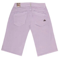 Neue Produkte -Modebekleidungs Geschäft buena vista jeans malibu short stretch twill 5027 lavender hinten