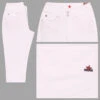 Buena Vista Tummyless-Capri Stretch Twill Baumwollhose White