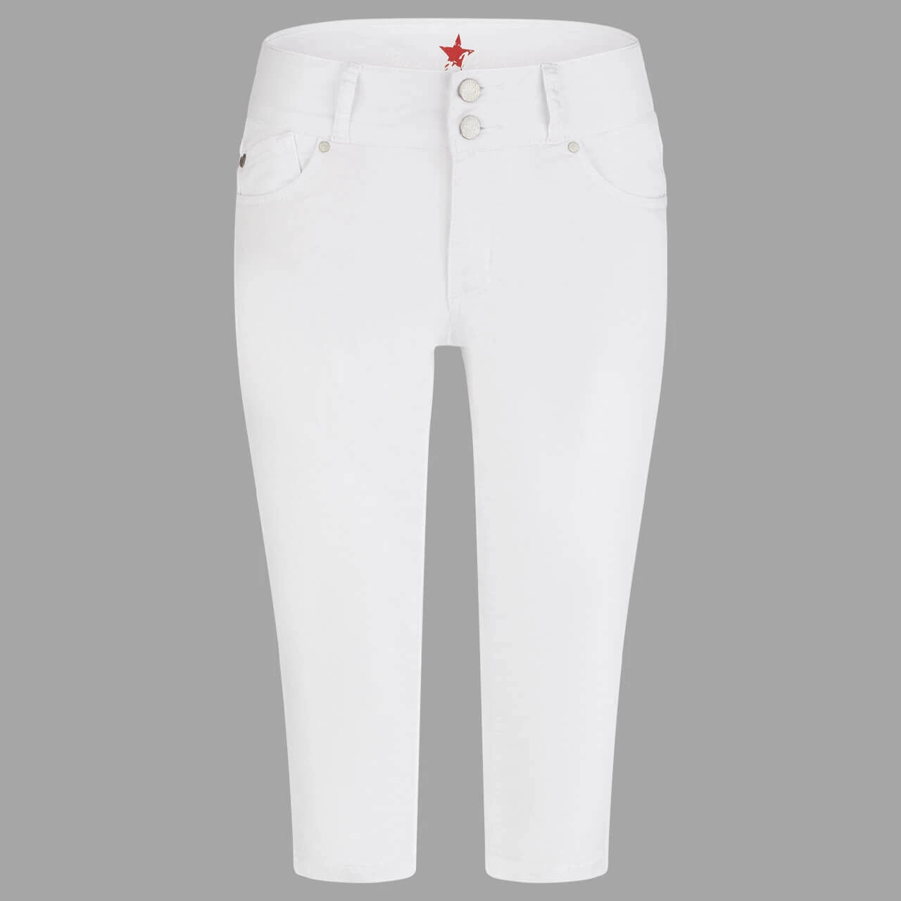 Buena Vista Tummyless-Capri Stretch Twill Baumwollhose White 4 Buena Vista Tummyless-Capri Stretch Twill Baumwollhose White – Bild 4