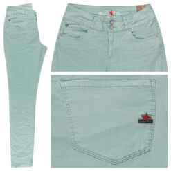 Buena Vista Tummyless Stretch Twill Baumwollhose Skylight