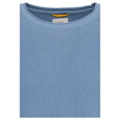 Camel Active Herren Pullover Elemental Blue -Modebekleidungs Geschäft camel active 1 1 arm pullover blau 40 detail vorne
