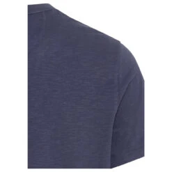 Camel Active Herren T-Shirt Henley Night Sky Blue -Modebekleidungs Geschäft camel active 1 2 arm henley shirt blau 47 detail hinten