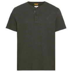 Camel Active Herren T-Shirt Henley Forest Green