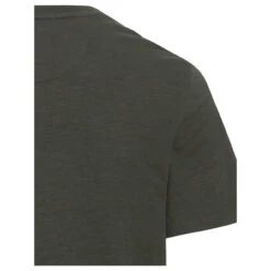 Camel Active Herren T-Shirt Henley Forest Green -Modebekleidungs Geschäft camel active 1 2 arm henley shirt gruen 91 detail hinten