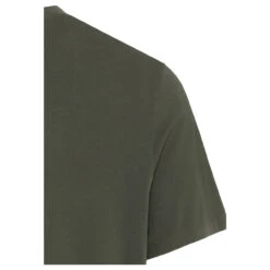 Camel Active Herren T-Shirt Leaf Green -Modebekleidungs Geschäft camel active 1 2 arm t shirt gruen 91 detail hinten