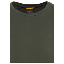 Camel Active Herren T-Shirt Leaf Green -Modebekleidungs Geschäft camel active 1 2 arm t shirt gruen 91 detail vorne