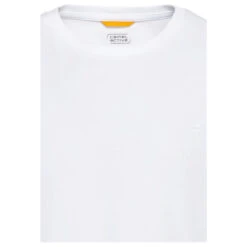 Camel Active Herren T-Shirt White -Modebekleidungs Geschäft camel active 1 2 arm t shirt weiss 01 detail vorne