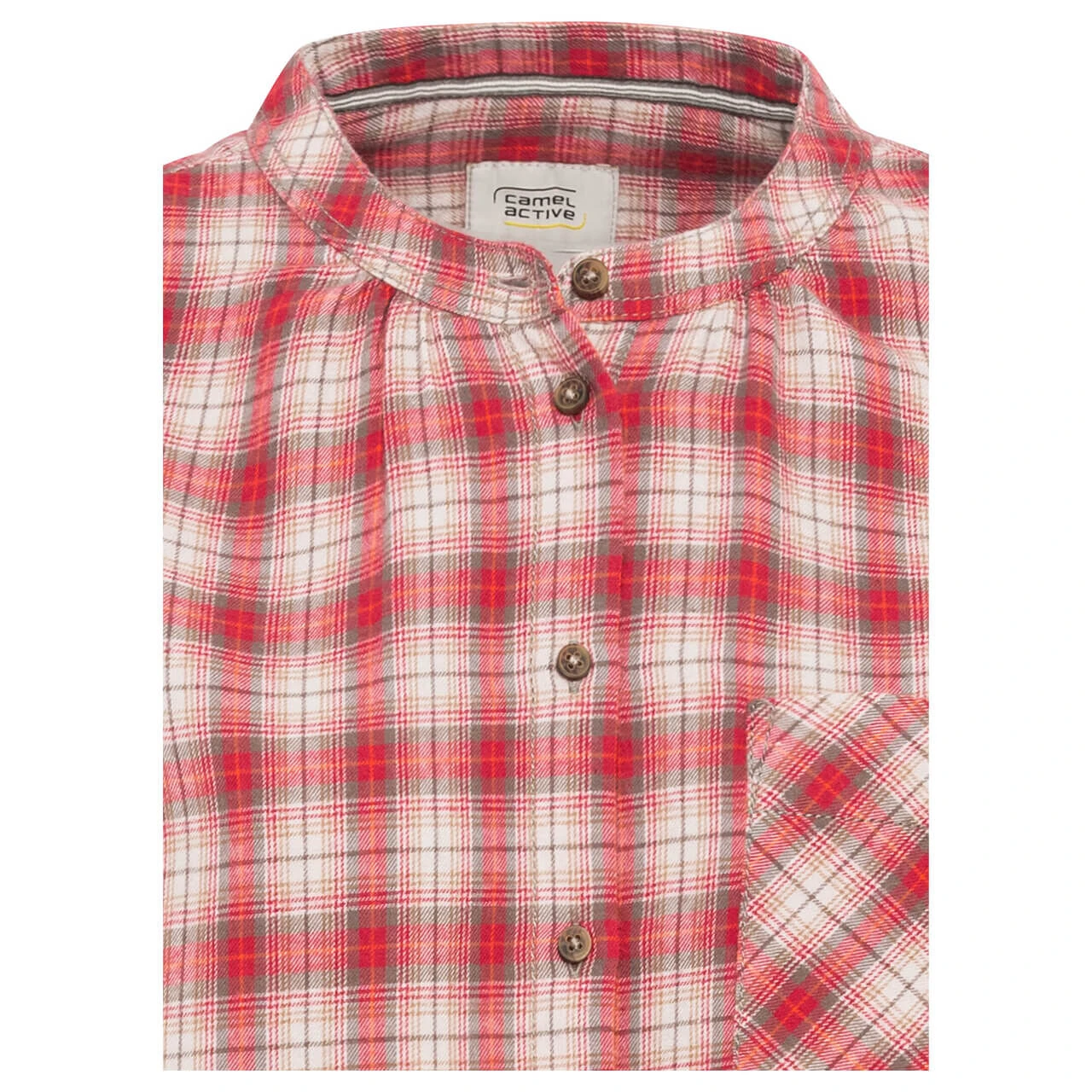 Camel Active Damen Langarm Bluse Magnolia Checked 3 Camel Active Damen Langarm Bluse Magnolia Checked – Bild 3