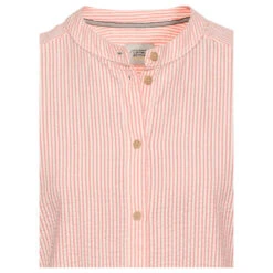 Camel Active Damen Kurzarm Bluse Watermelon -Modebekleidungs Geschäft camel active blouse hemdbluse rot 53 detail vorne