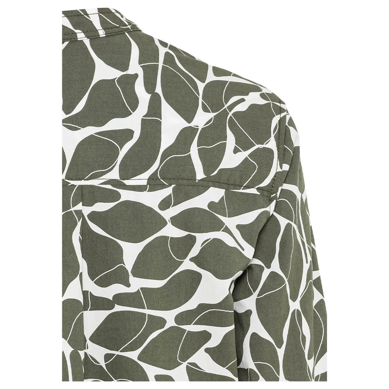 Camel Active Damen Langarm Bluse Olive Printed 4 Camel Active Damen Langarm Bluse Olive Printed – Bild 4
