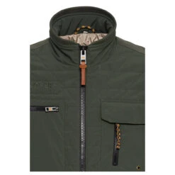 Camel Active Herren Jacke Leaf Green -Modebekleidungs Geschäft camel active funktionsjacke leaf green 91 detail vorne