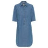 Camel Active Damen Kurzarm Jeanskleid Indigo Blue