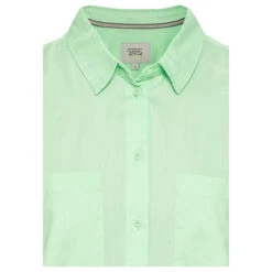 Camel Active Damen Kurzarm Bluse Pistaccio 6 Camel Active Damen Kurzarm Bluse Pistaccio -Modebekleidungs Geschäft camel active hemd gruen 74 detail vorne 28129