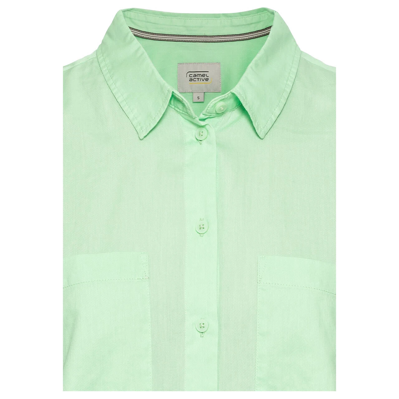 Camel Active Damen Kurzarm Bluse Pistaccio 3 Camel Active Damen Kurzarm Bluse Pistaccio – Bild 3