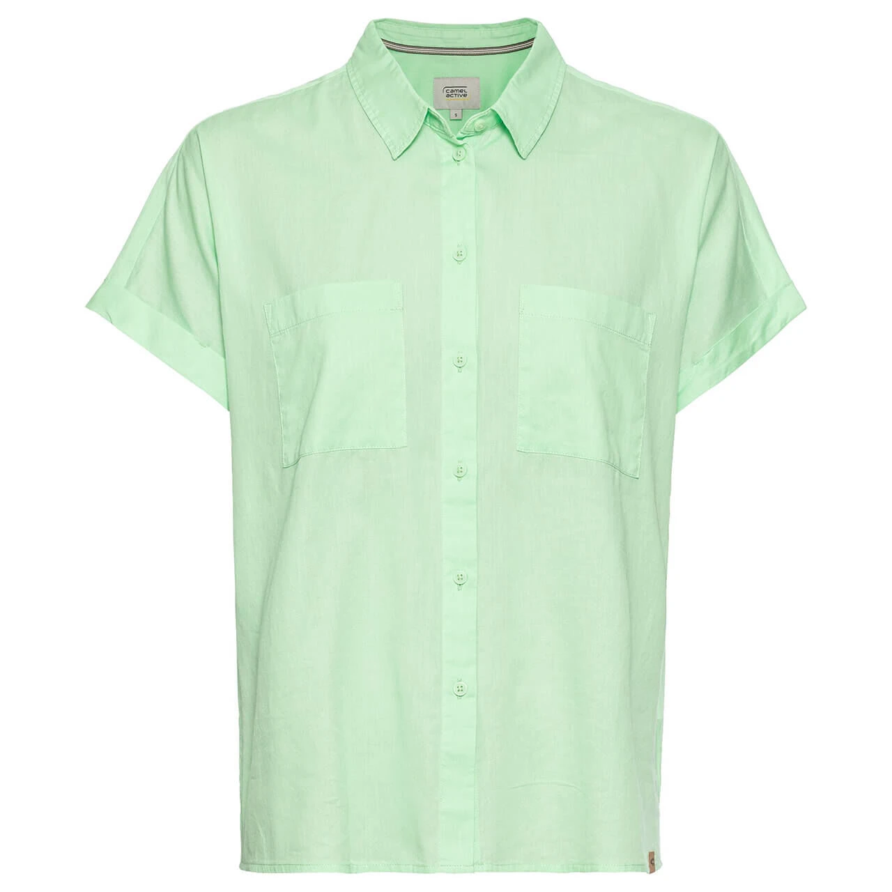 Camel Active Damen Kurzarm Bluse Pistaccio 1 Camel Active Damen Kurzarm Bluse Pistaccio