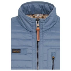 Camel Active Herren Jacke Stone Blue -Modebekleidungs Geschäft camel active jacke blau 43 detail vorne