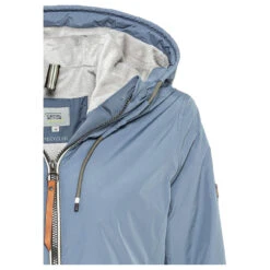 Camel Active Damen Jacke Smoke Blue -Modebekleidungs Geschäft camel active jacke blau 45 detail vorne