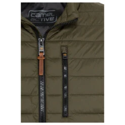 Camel Active Herren Jacke Vintage Khaki -Modebekleidungs Geschäft camel active jacke herren blouson gruen 93 ansicht detail
