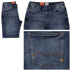Camel Active Madison FleXXX Jeans Bermuda Classic Blue