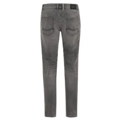 Camel Active Houston FleXXX Jeans Dark Grey Washed -Modebekleidungs Geschäft camel active jeans fit houston dunkel grau 07 ansicht hinten