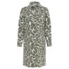 Camel Active Damen Langarm Kleid Olive Printed