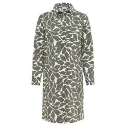 Camel Active Damen Langarm Kleid Olive Printed