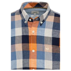 Camel Active Herren 1/2 Arm Hemd Elemental Blue 6 Camel Active Herren 1/2 Arm Hemd Elemental Blue -Modebekleidungs Geschäft camel active kurzarm hemd orange 40 detail
