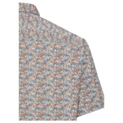 Camel Active Herren 1/2 Arm Hemd Khaki Allover Print -Modebekleidungs Geschäft camel active kurzarmhemd gruen 31 detail hinten