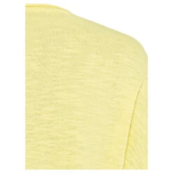 Camel Active Damen 3/4 Arm Shirt Limoncello -Modebekleidungs Geschäft camel active langarmshirt gelb 61 detail hinten